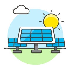 Solar Energy Illustration from UX Colors Set