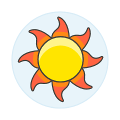Sun Illustration from UX Colors Set