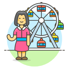 Amusement Parks 12 Illustration from UX Colors Set