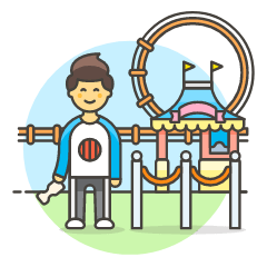 Entrance Amusement Ticket 3 Illustration from UX Colors Set