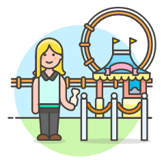 Entrance Amusement Ticket 4 Illustration from UX Colors Set