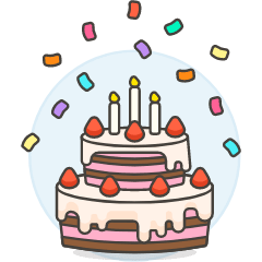 Celebration Cake 3 Illustration from UX Colors Set
