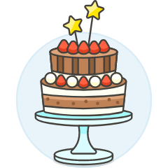 Celebration Cake 4 Illustration from UX Colors Set