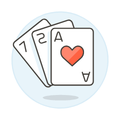 Card Poker Illustration from UX Colors Set