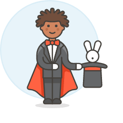 Magician Show 9 Illustration from UX Colors Set