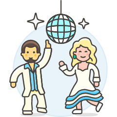 Disco Dance 3 Illustration from UX Colors Set