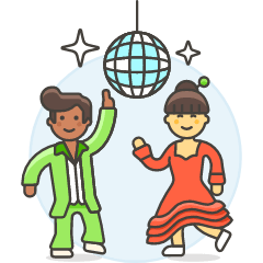 Disco Dance 5 Illustration from UX Colors Set