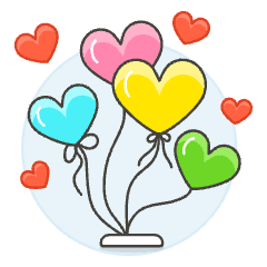 Gift Balloons 2 Illustration from UX Colors Set