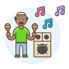 Maraca Music 2 Illustration from UX Colors Set