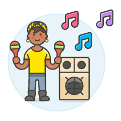 Maraca Music 5 Illustration from UX Colors Set