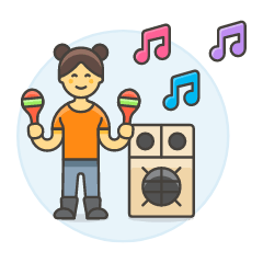 Maraca Music 6 Illustration from UX Colors Set