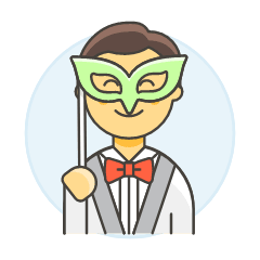 Mask Party 1 Illustration from UX Colors Set