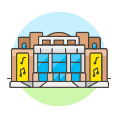 Hall Cinema 2 Illustration from UX Colors Set