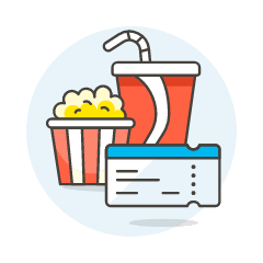 Ticket Entertainment Illustration from UX Colors Set