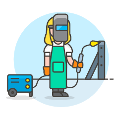 MACHINE WELDER 2 Illustration from UX Colors Set