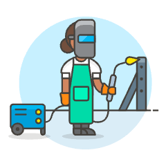 MACHINE WELDER 6 Illustration from UX Colors Set
