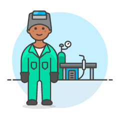 Welding Station 3 Illustration from UX Colors Set