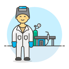 Welding Station 5 Illustration from UX Colors Set