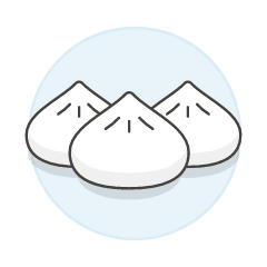 Dumpling Illustration from UX Colors Set