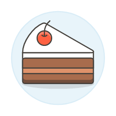 Chocolate Cake 2 Illustration from UX Colors Set