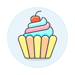 Cupcake 1 Illustration from UX Colors Set