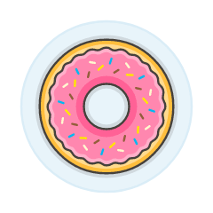 Donut 1 Illustration from UX Colors Set