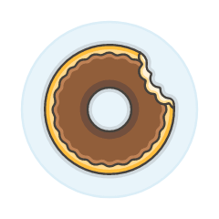 Donut 2 Illustration from UX Colors Set