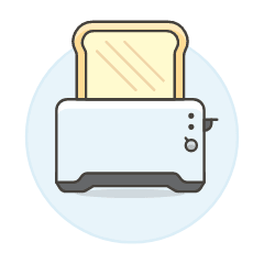 Toast Illustration from UX Colors Set