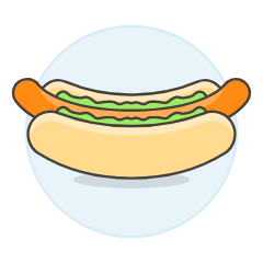 Hotdog 2 Illustration from UX Colors Set