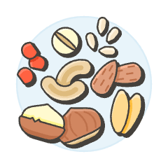 Nuts Illustration from UX Colors Set