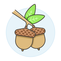 Oaknuts Illustration from UX Colors Set