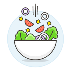 Salad 1 Illustration from UX Colors Set