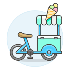Ice Cream Cart 1 Illustration from UX Colors Set