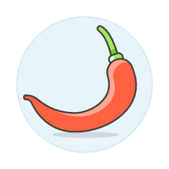 Chilli Pepper Illustration from UX Colors Set