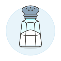 Salt Bottle Illustration from UX Colors Set