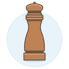 Spice Grinder Illustration from UX Colors Set