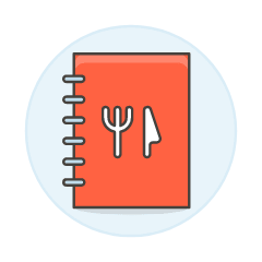 Menu Illustration from UX Colors Set