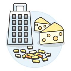 Shredded Cheese 2 Illustration from UX Colors Set