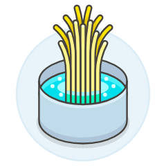 Spaghetti Illustration from UX Colors Set