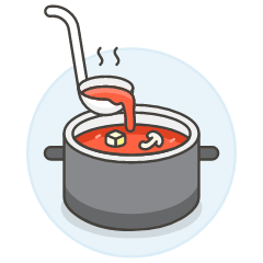 Tomatoes Soup Illustration from UX Colors Set