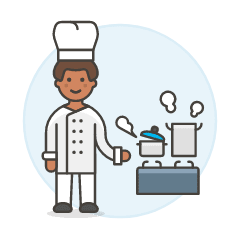 Chef 3 Illustration from UX Colors Set