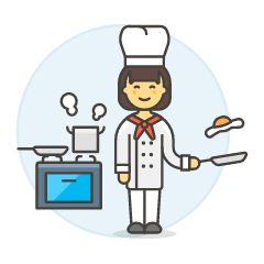 Chef 6 Illustration from UX Colors Set