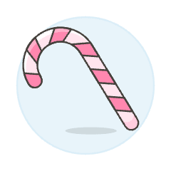 Candy Cane Illustration from UX Colors Set