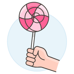 Lolipop 1 Illustration from UX Colors Set