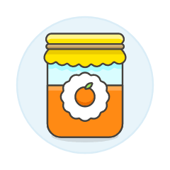 Orange Jam Illustration from UX Colors Set