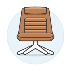 Brown Chair Sofa 2 Illustration from UX Colors Set