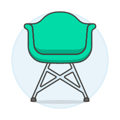 Green Modern Chair Illustration from UX Colors Set