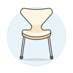 White Chair Sofa Illustration from UX Colors Set