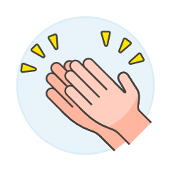 Clap Gesture 1 Illustration from UX Colors Set