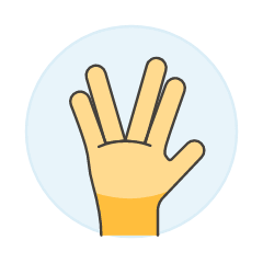 Star Trek Gesture 2 Illustration from UX Colors Set
